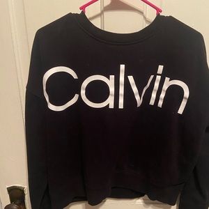 black calvin klein sweater size medium